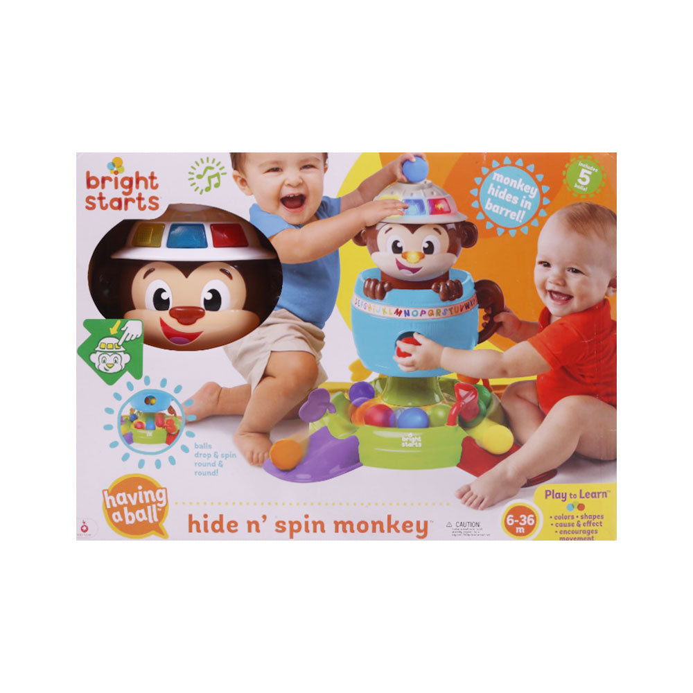 10172M MUSICAL HIDE N SPIN MONKEY A.I