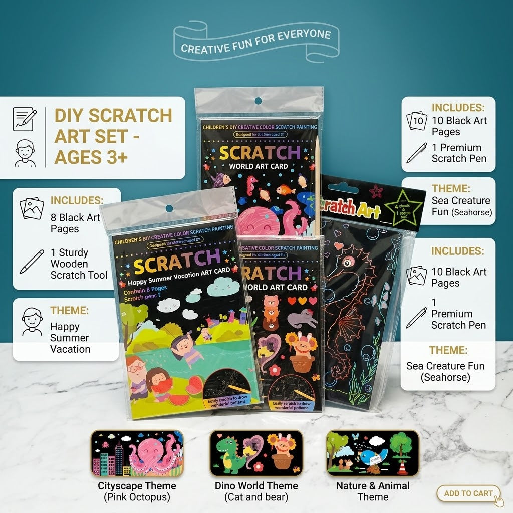 Magic Color Scratch Art Kit