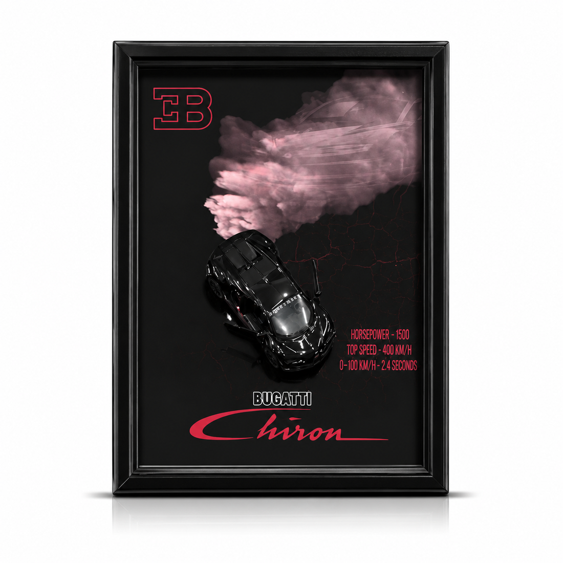 Magnetic Car Frame with 3D Diecast Model