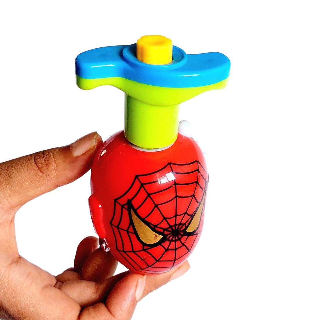 Flashing Musical Spinning Top with Launcher – Assorted Colors