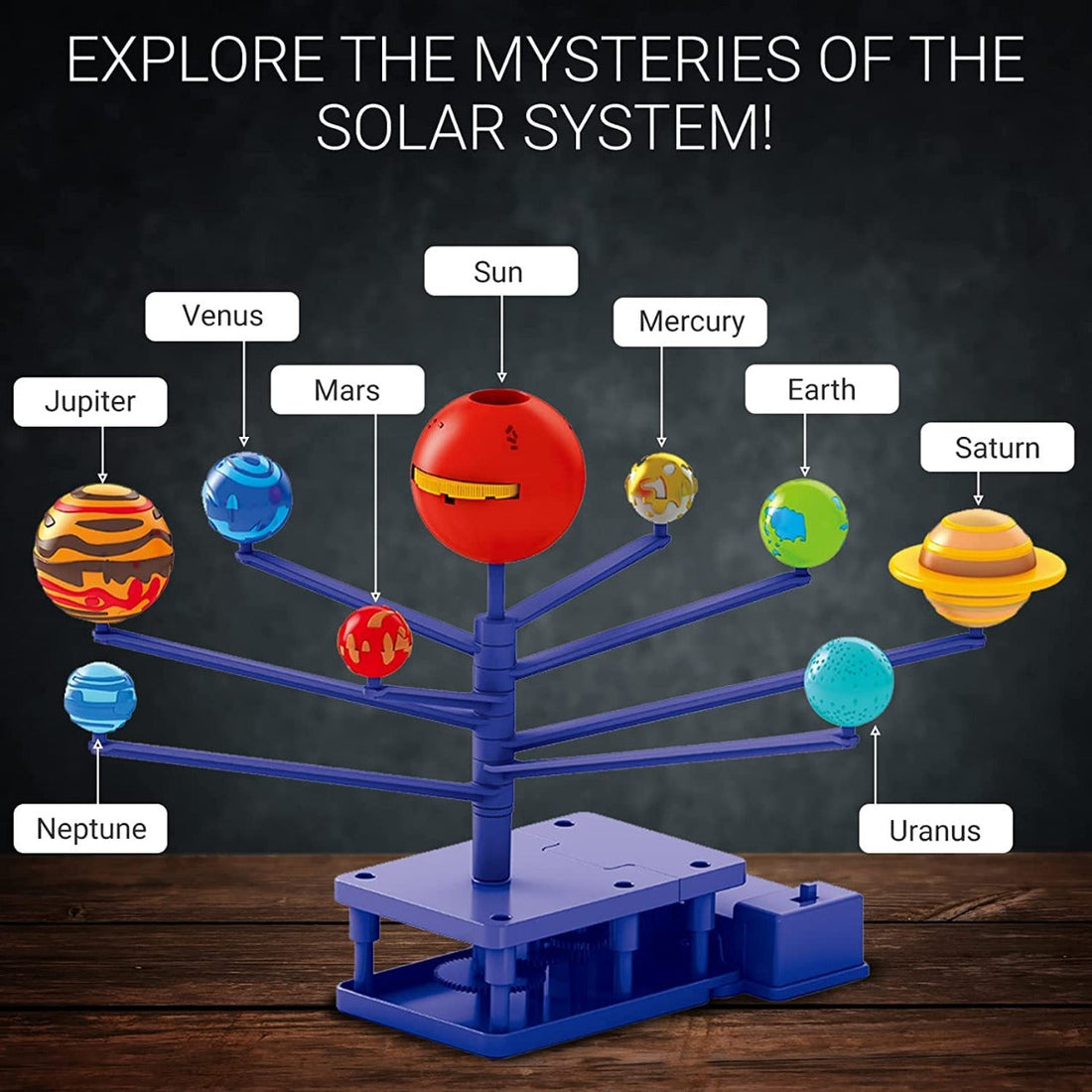 STEM Rotating Planets & Planet Projector DIY Kit – 553 Pieces