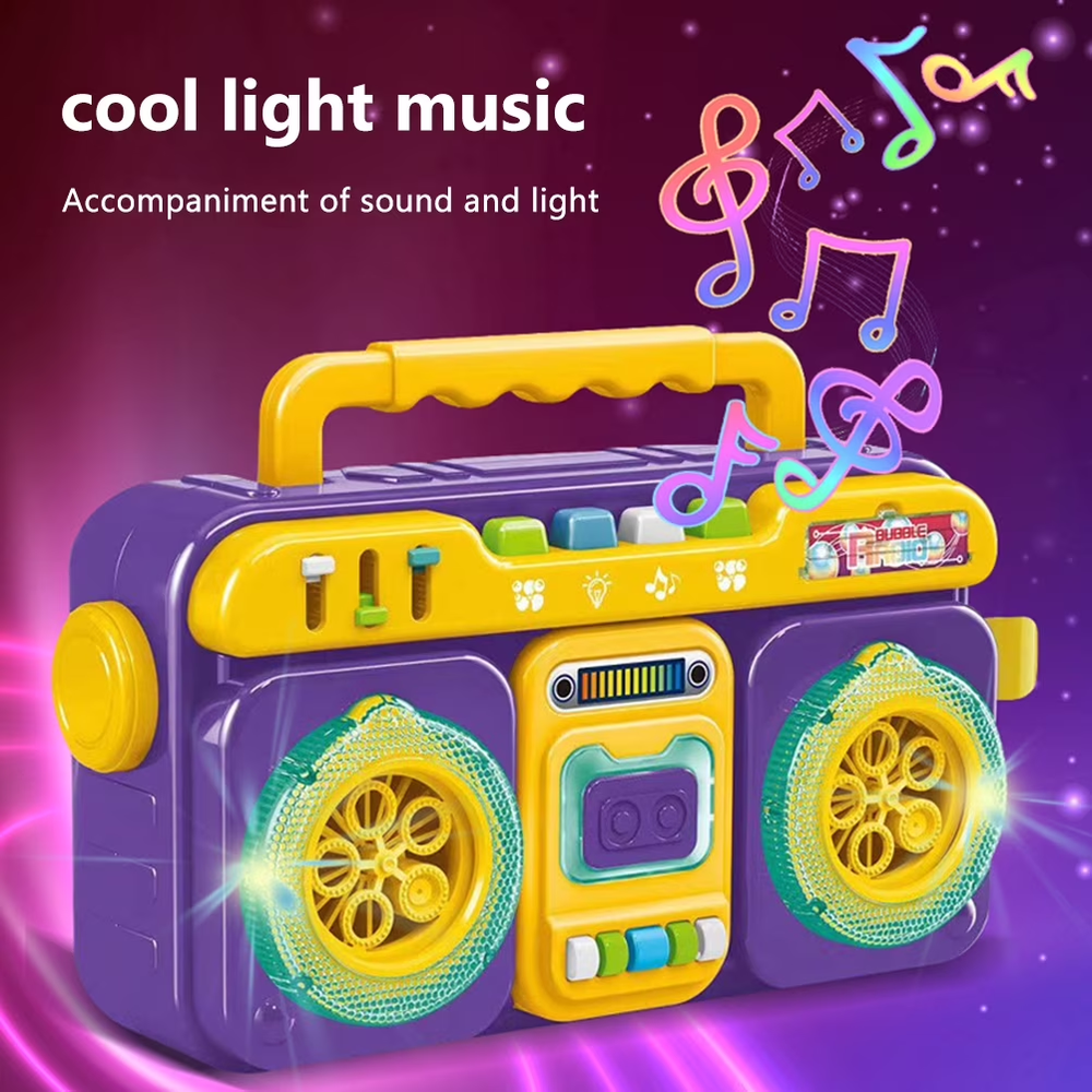 10 Holes Bubble Radio With Light and Music