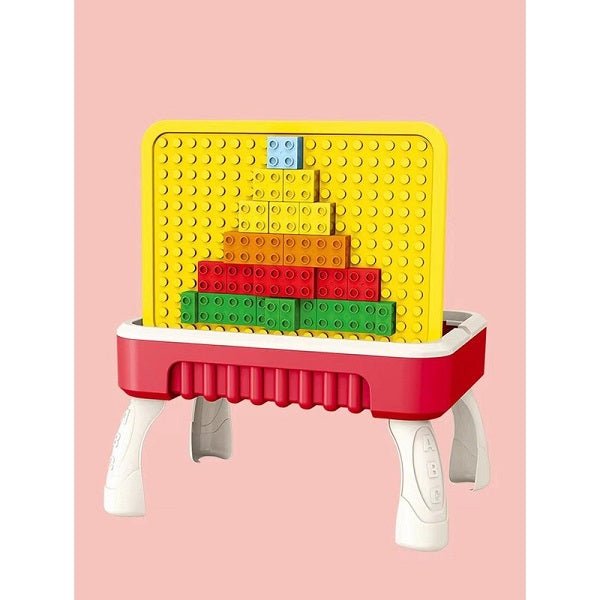 2-in-1 Building Blocks & Drawing Table