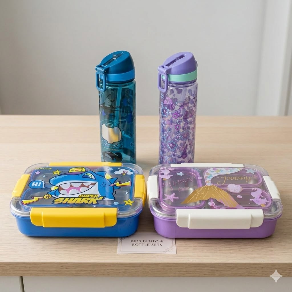 2-in-1 Kids Lunch Box & Water Bottle Set