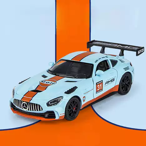 1:32 Diecast Mercedes AMG GT3 Model With Acrylic Box