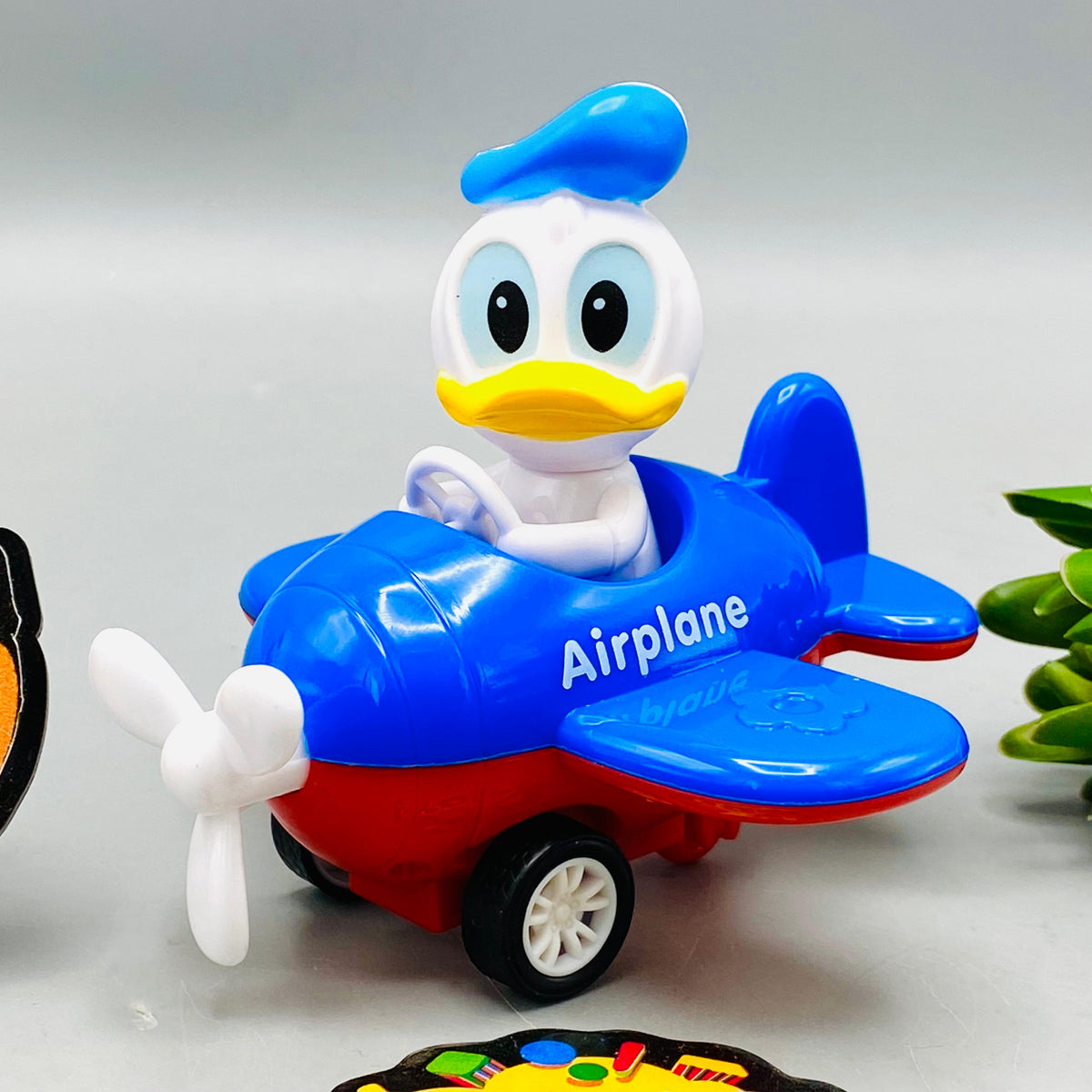 Donald Duck themed inertial aircraft toy