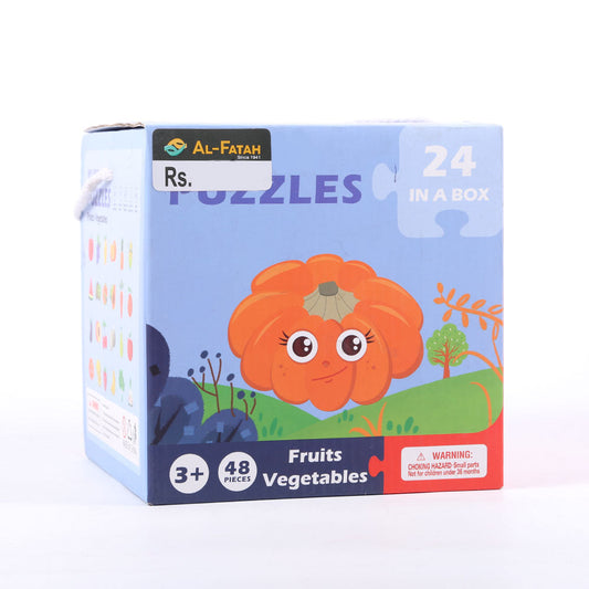 MB035-3 MY BEST FRUITS & VAGTABLE PUZZLES IR (3+ YEAR)