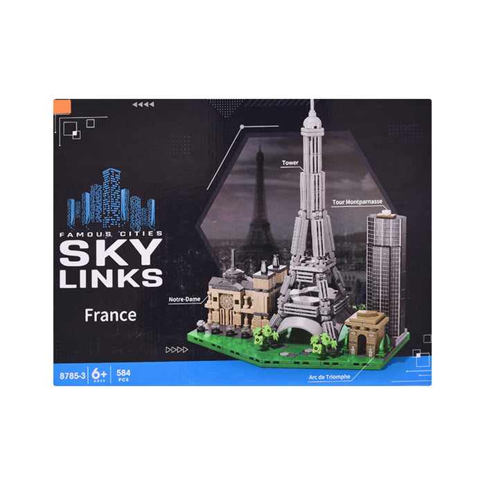Sky Links France Building Blocks – 584 Pieces