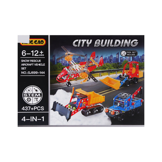 SJ699-144 SELF ASSEMBLING VEHICLES 4IN1 A.I
