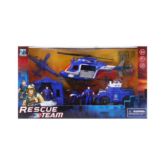 C3101-23 RESUE TEAM POLICE PLAYSET IR