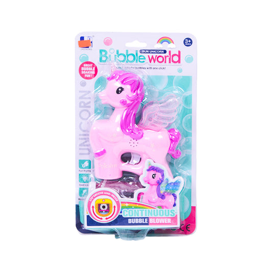 P81068A BUBBLE GUN UNICORN IN CARD