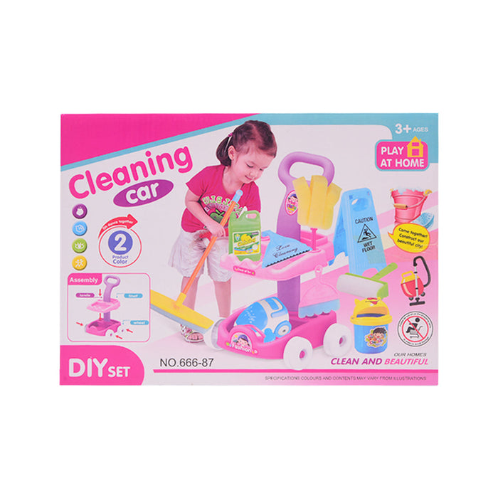 DIY Cleaning Cart for Kids