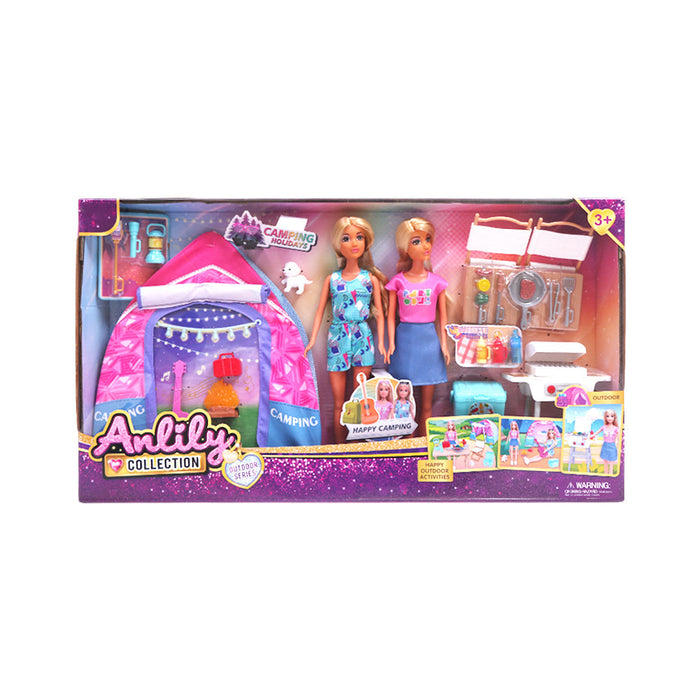 Anlily Camping Holiday Doll