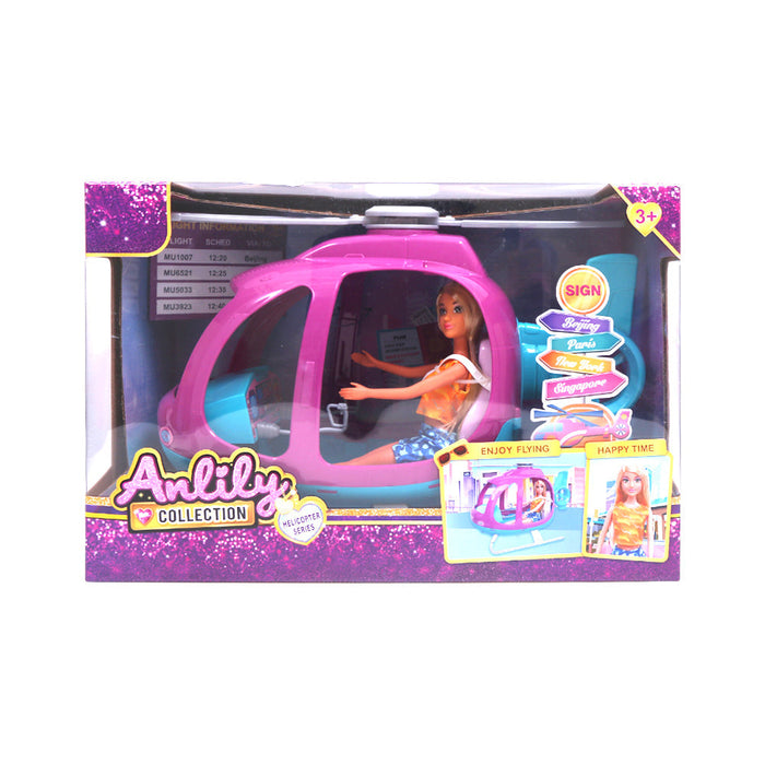 Anlily Helicopter Doll