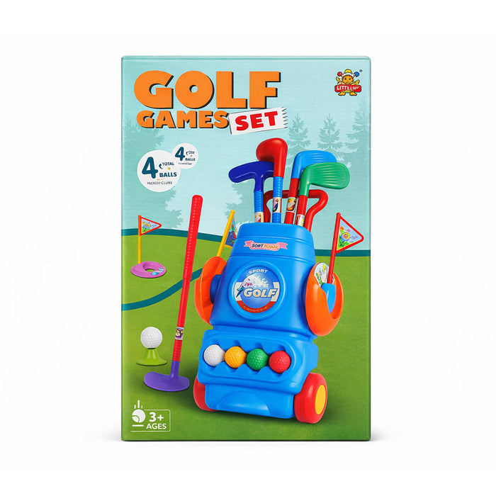 Kids Golf Set with Trolley