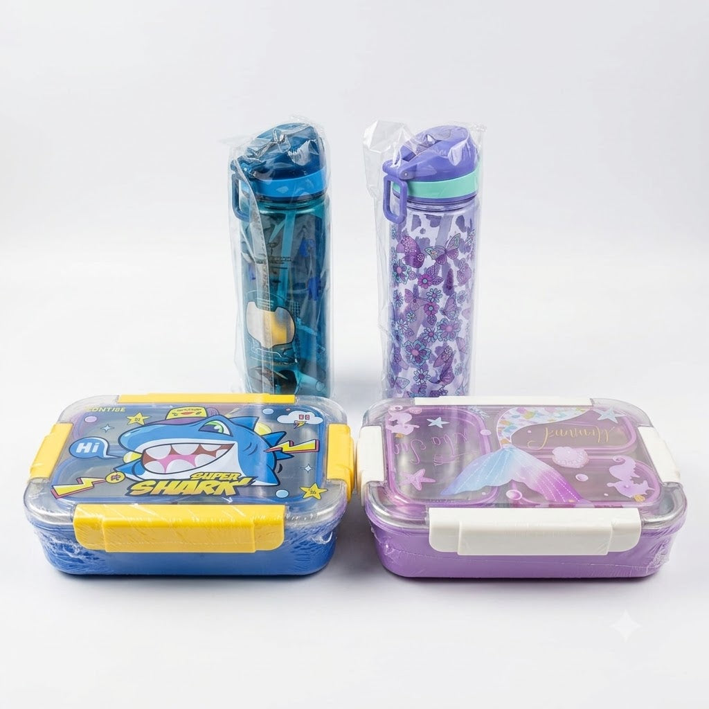 2-in-1 Kids Lunch Box & Water Bottle Set