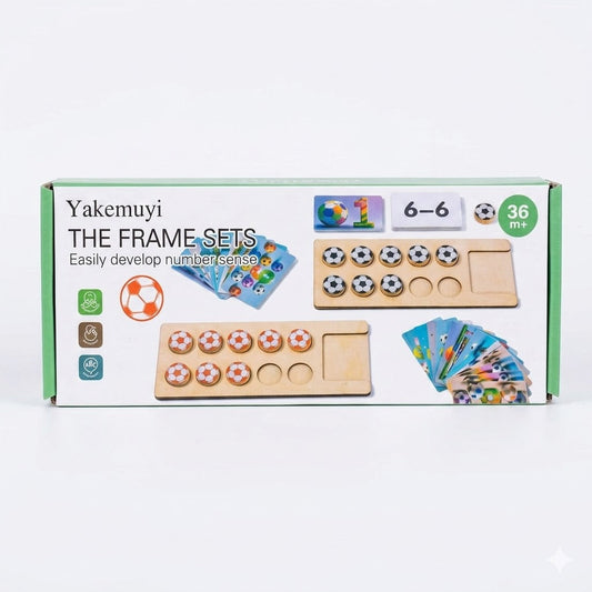 Ten Frame Sets – Wooden Number Learning Game