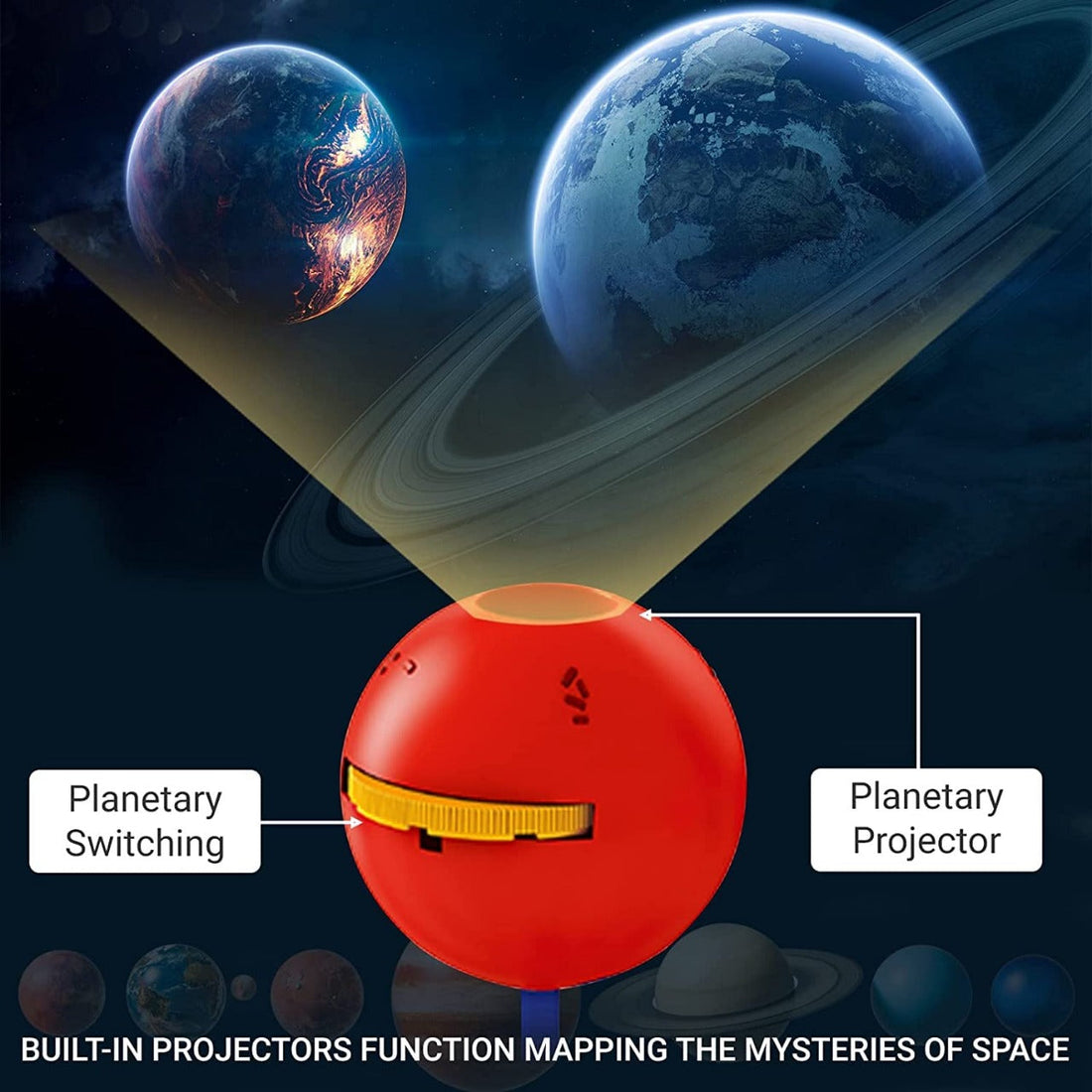 STEM Rotating Planets & Planet Projector DIY Kit – 553 Pieces