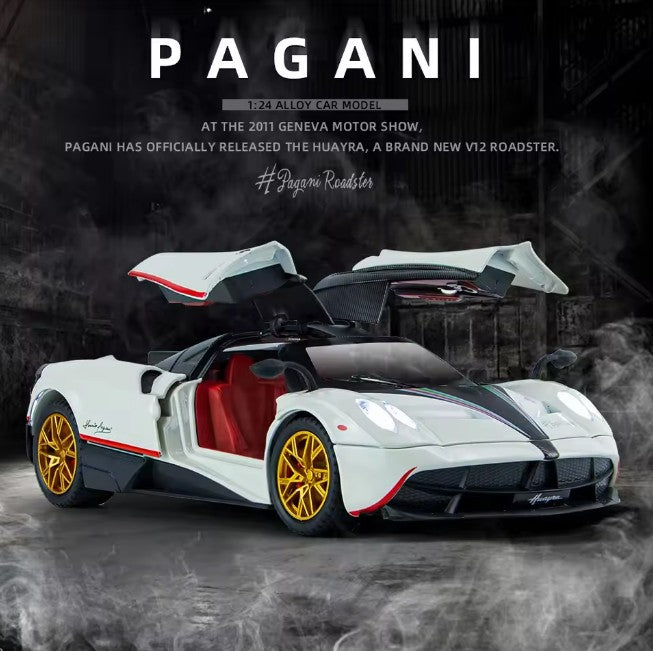 1:24 Diecast Pagani Huayra Model With Smoke