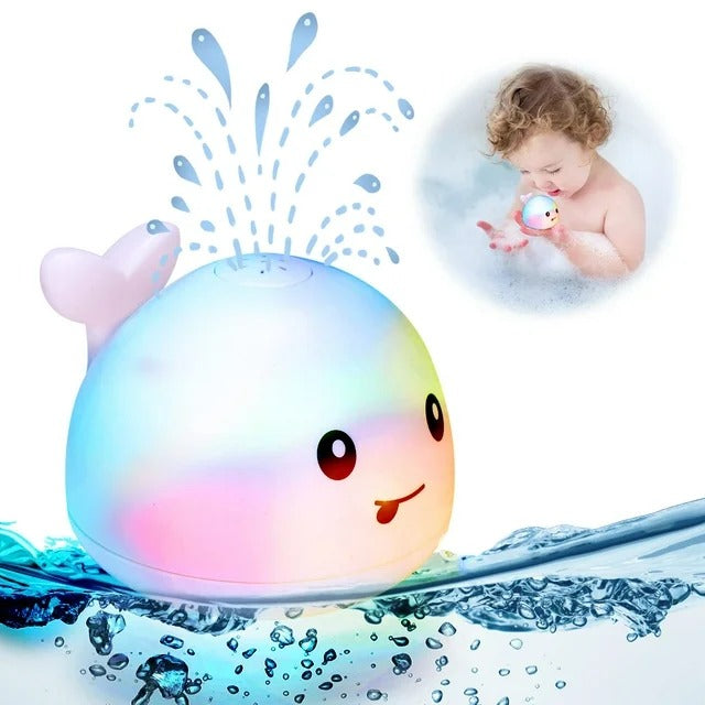 Whale Spray Bath Toy with LED Lights