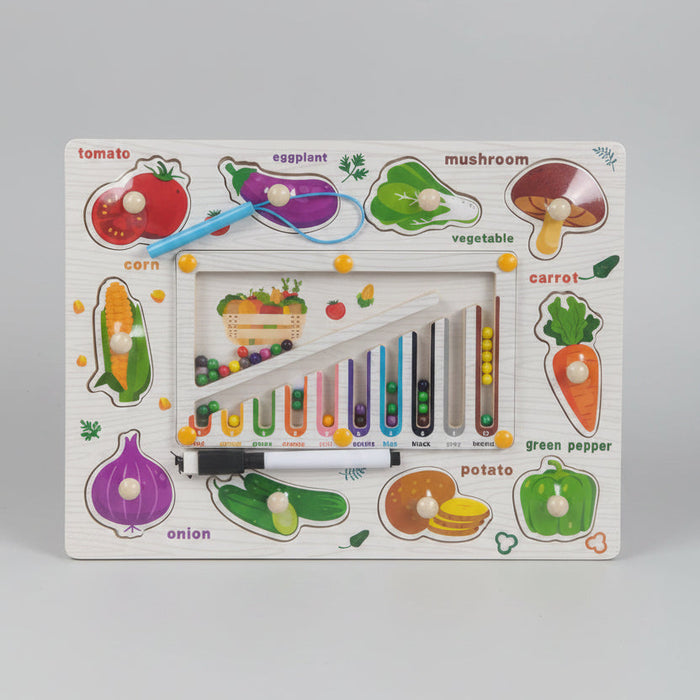 4-in-1 Magnetic Maze Puzzle Board for Kids – Montessori Activity