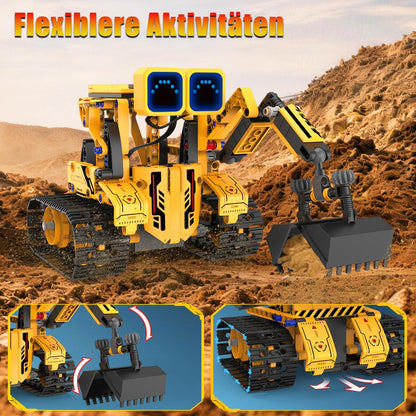 5in1 RC DIY Programming Robots Pro Bricks Set - models