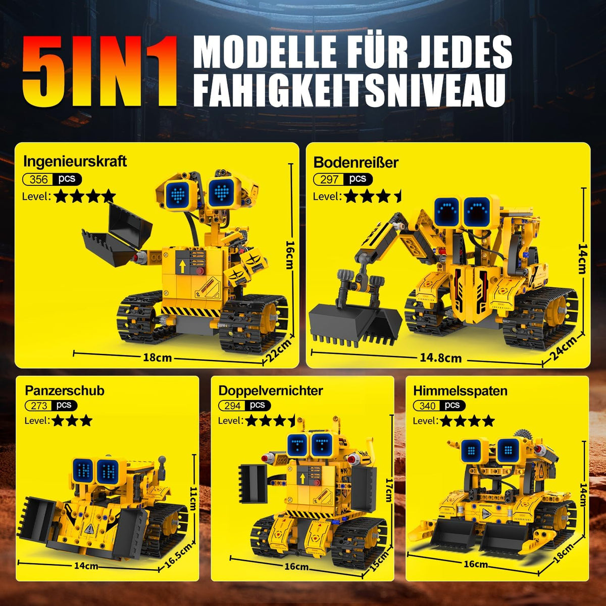 5in1 Programming Robot - STEM activity