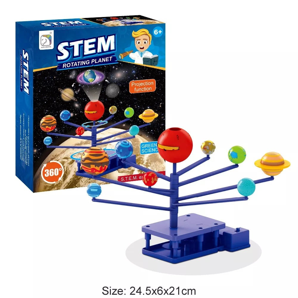 STEM Rotating Planets & Planet Projector DIY Kit – 553 Pieces