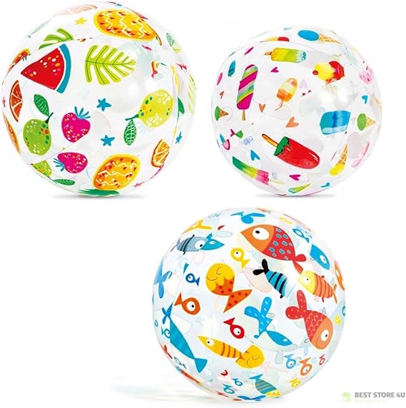 Intex Lively Print Beach Ball – 20 Inch