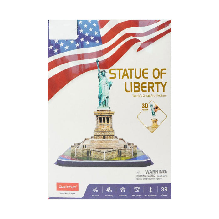 CubicFun Statue of Liberty 3D Puzzle – 39 Pieces
