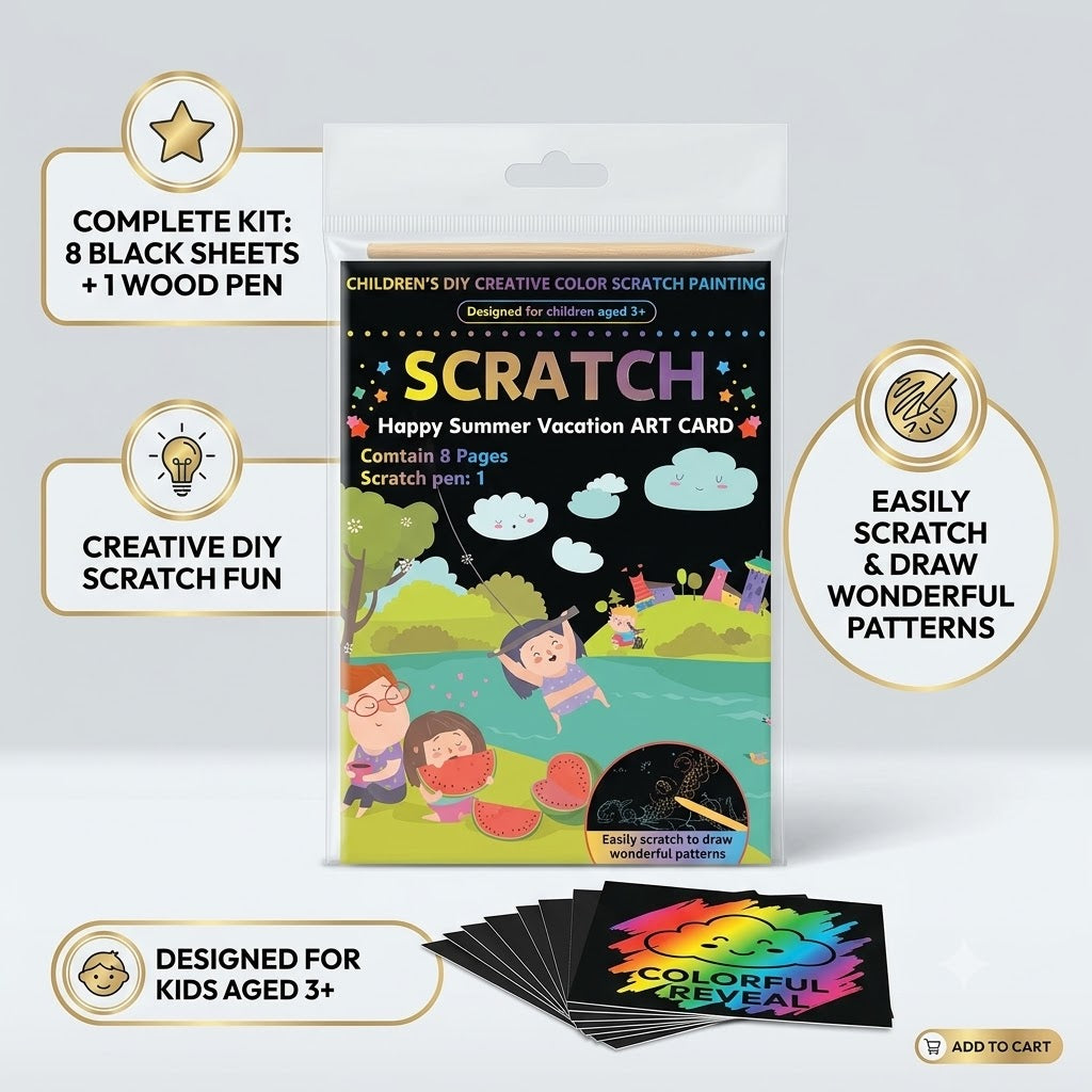 Magic Color Scratch Art Kit