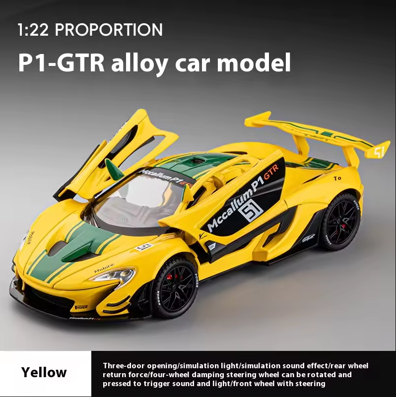 1:22 Diecast MaLaren P1 Model Car
