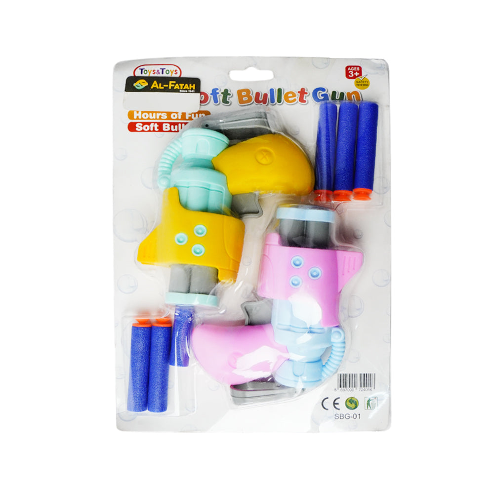Soft Bullet Toy Blaster Set – 2 Pack