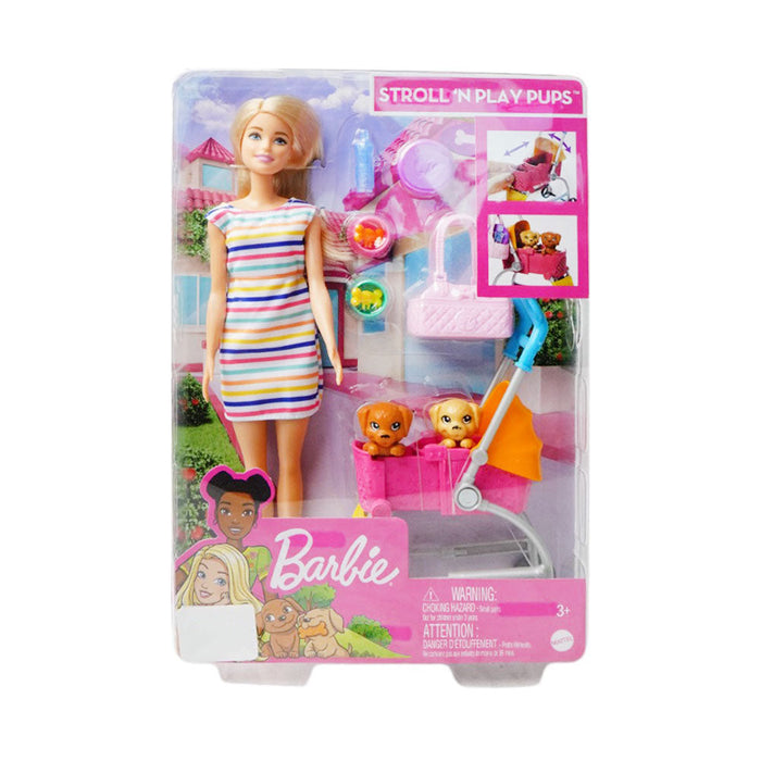 Barbie Dog Pram Doll – GHV92