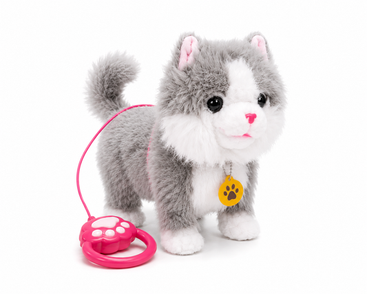 Walking Pet Cat Plush Toy