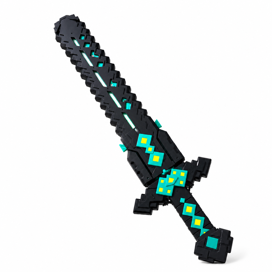 2-in-1 Minecraft-Style LED Transforming Sword & Axe