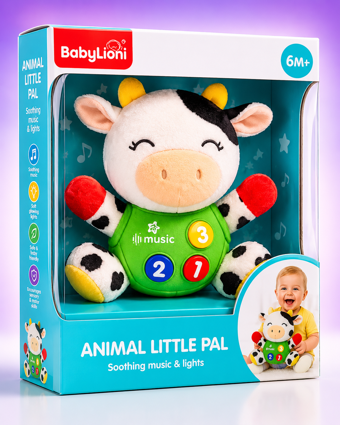 Animal Little Pal Musical Soft Toy for Babies