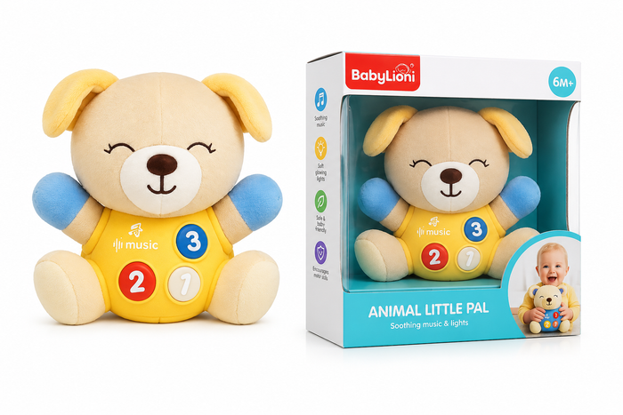 Animal Little Pal Musical Soft Toy for Babies