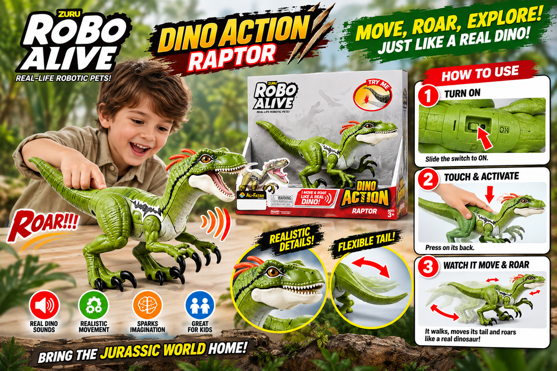 ZURU Robo Alive Dinosaur Raptor