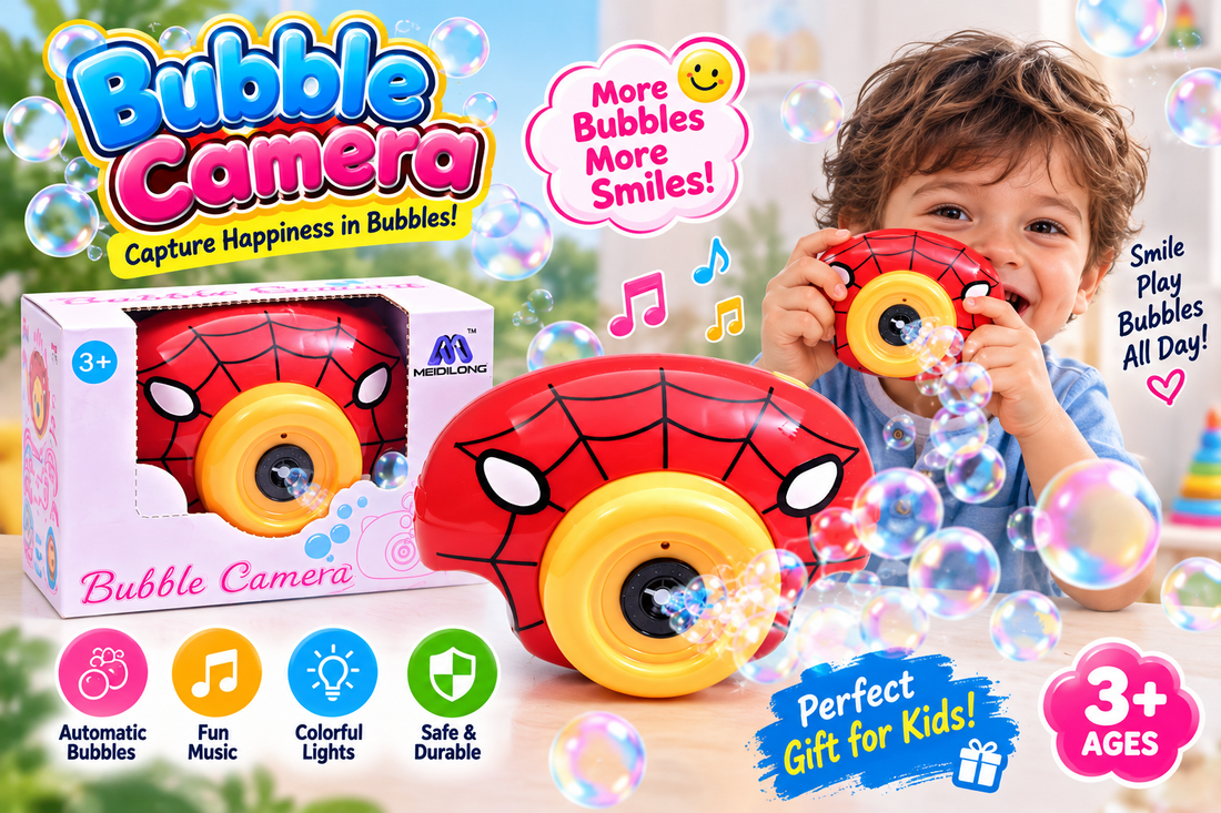 Musical SP-Man Bubble Camera