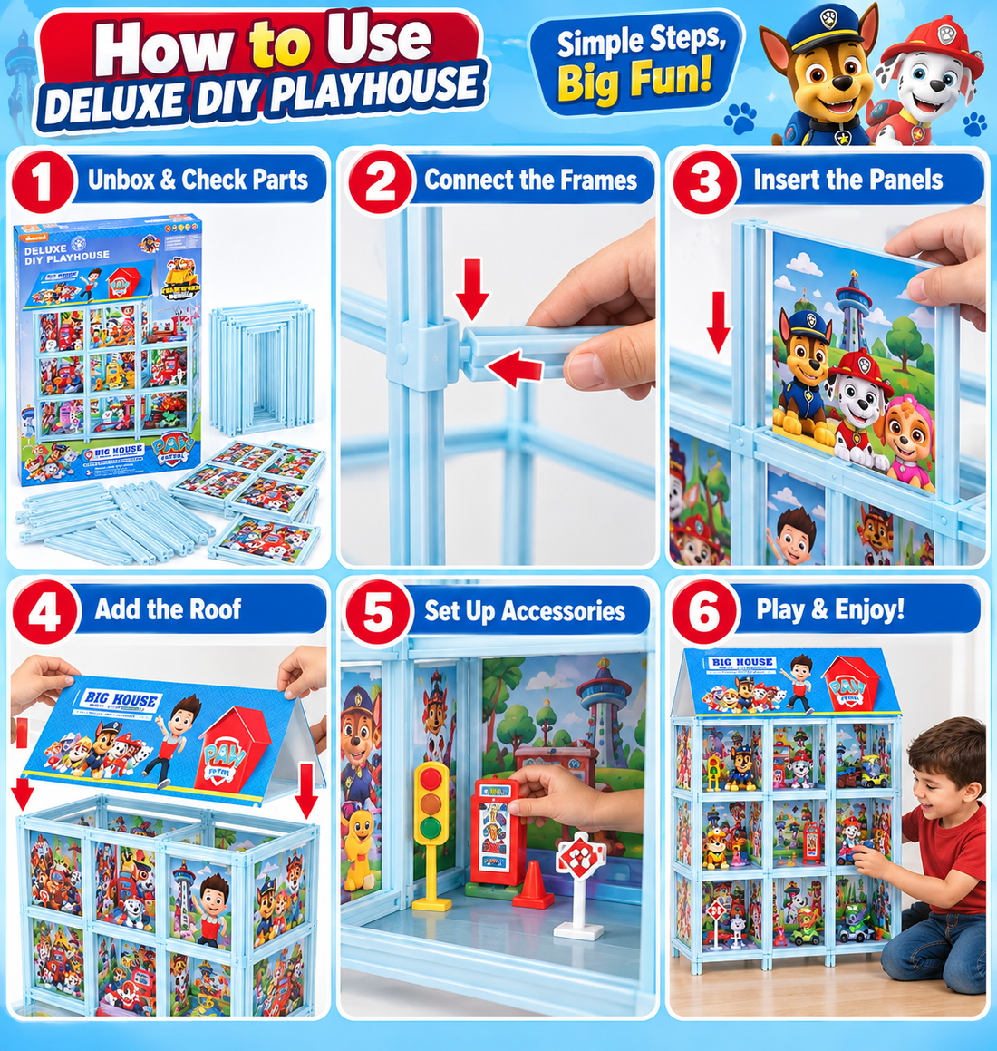 Paw Patrol DIY Deluxe Playhouse