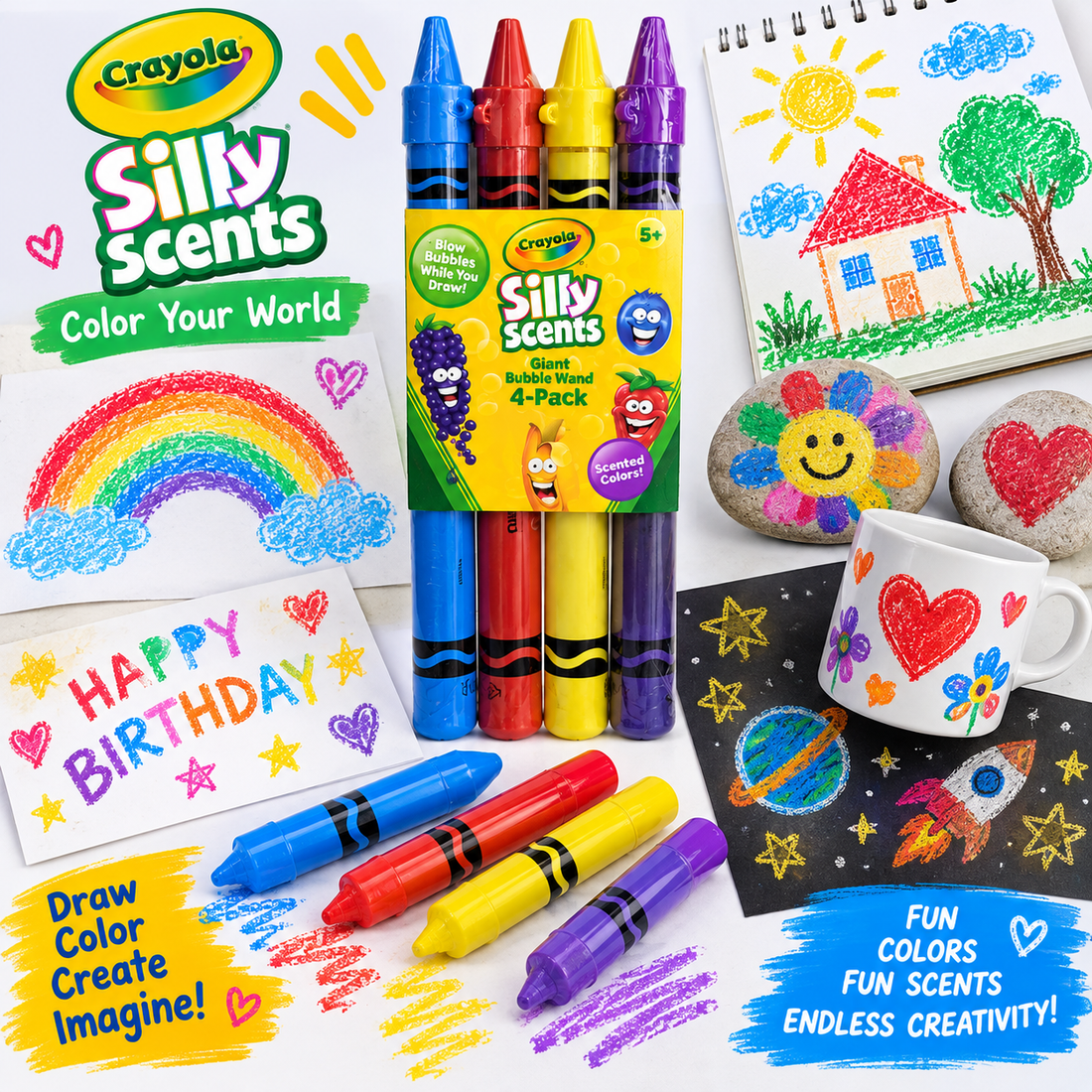 Bubble Tube Set – 4 Pieces