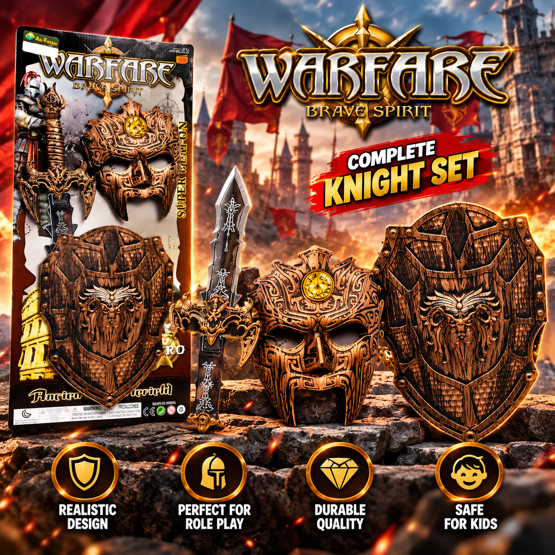 Warfare Brave Spirit Battle Play Set