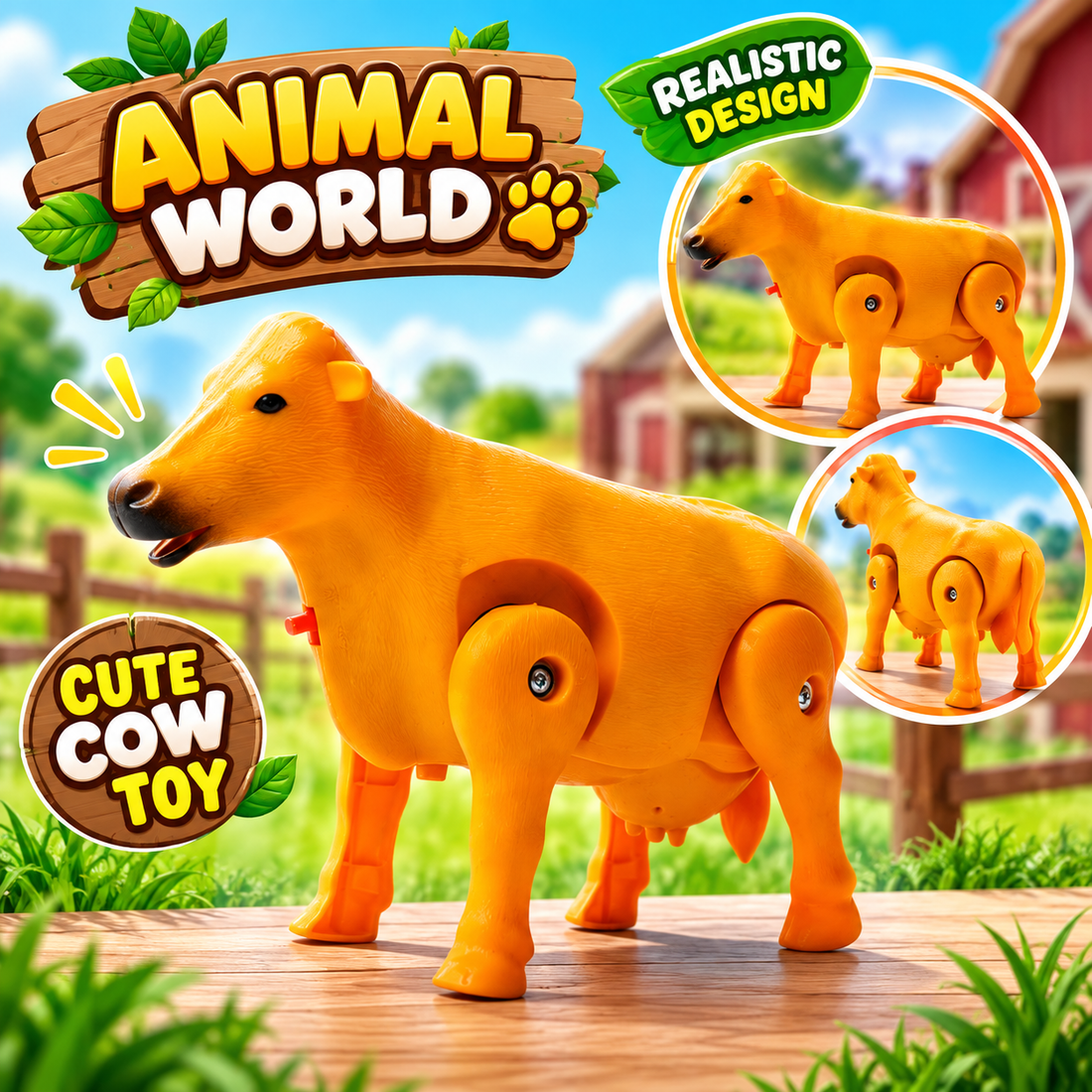 Musical Cattle Toy for Kids