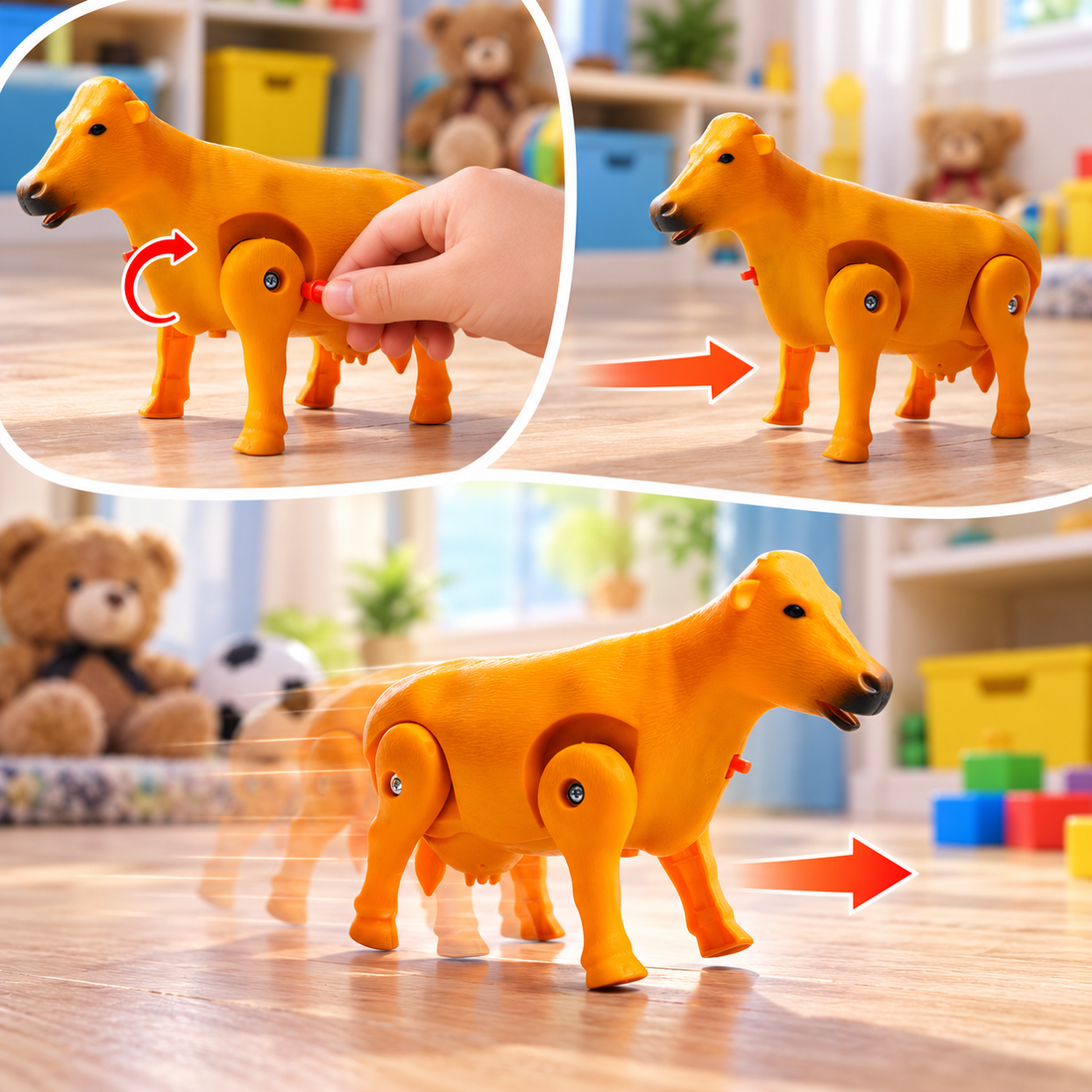 Musical Cattle Toy for Kids