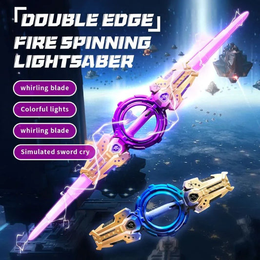 Kateixin Double-Edged Rotating Fire Spin Sword