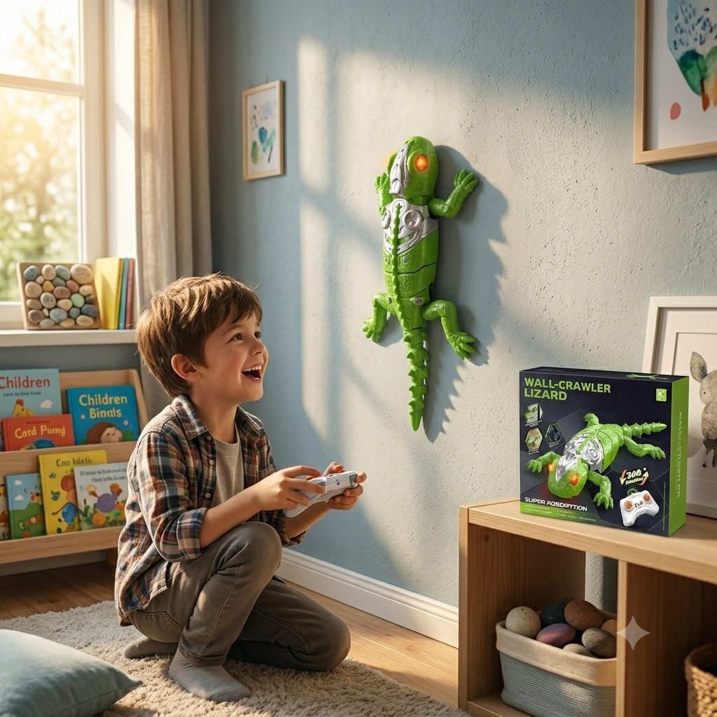 Wall-Climbing RC Lizard Toy