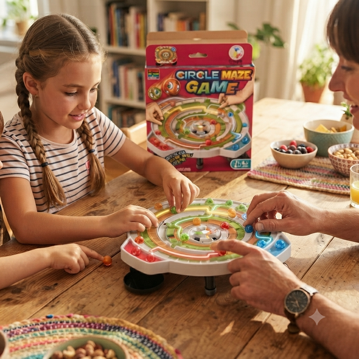 Circle Maze Strategy Board Game