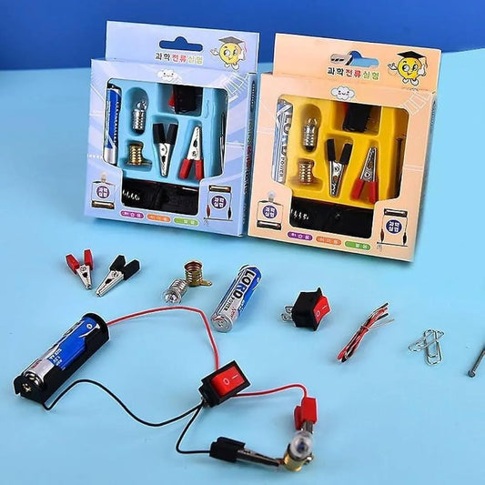 Kids Electric Circuit Science Kit with Bulb & Fan