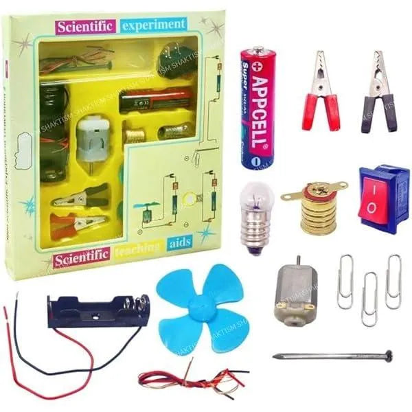 Electric Circuit Science Kit for Kids – Bulb & Fan STEM Experiment